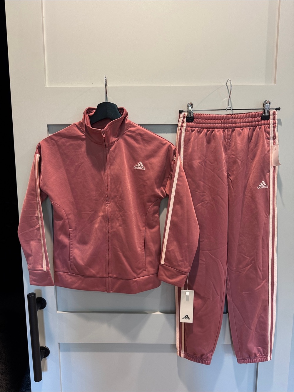 adidas Kids Rose Pink Track Jacket & Joggers